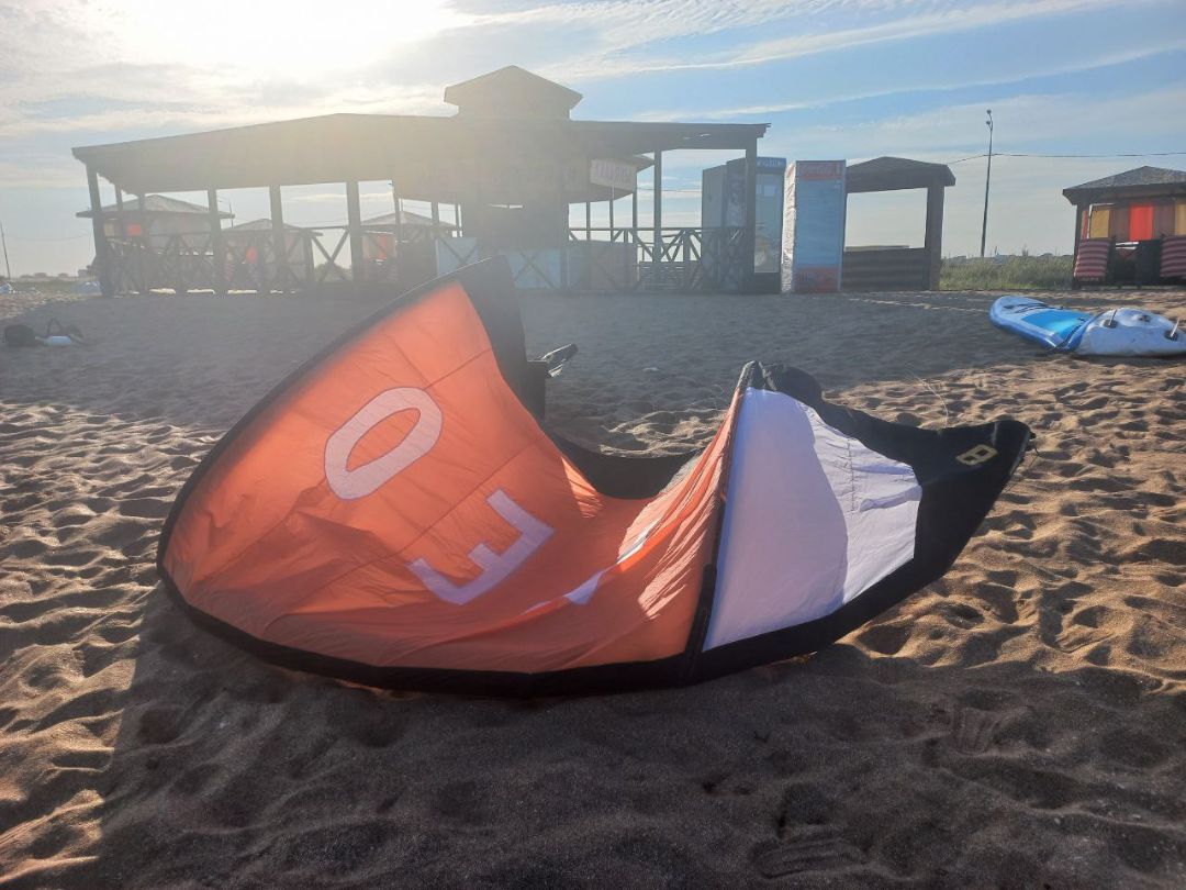 кайтсерфинг в Крыму, Феодосия, Дикий пляж