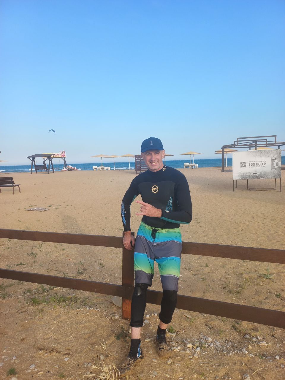 кайтсерфинг в Крыму, Феодосия, Дикий пляж, 25 июня 2025